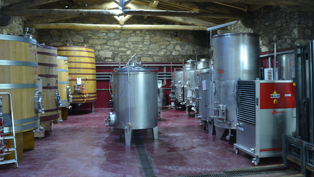 Fermenting Vessels in a winery