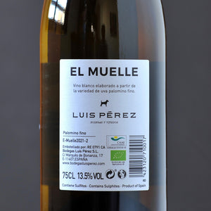 Spanish White Wine El Muelle de Olaso from Bodegas Luis Pérez