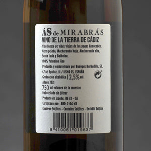 Spanish White Wine Ás de Mirabrás from Barbadillo
