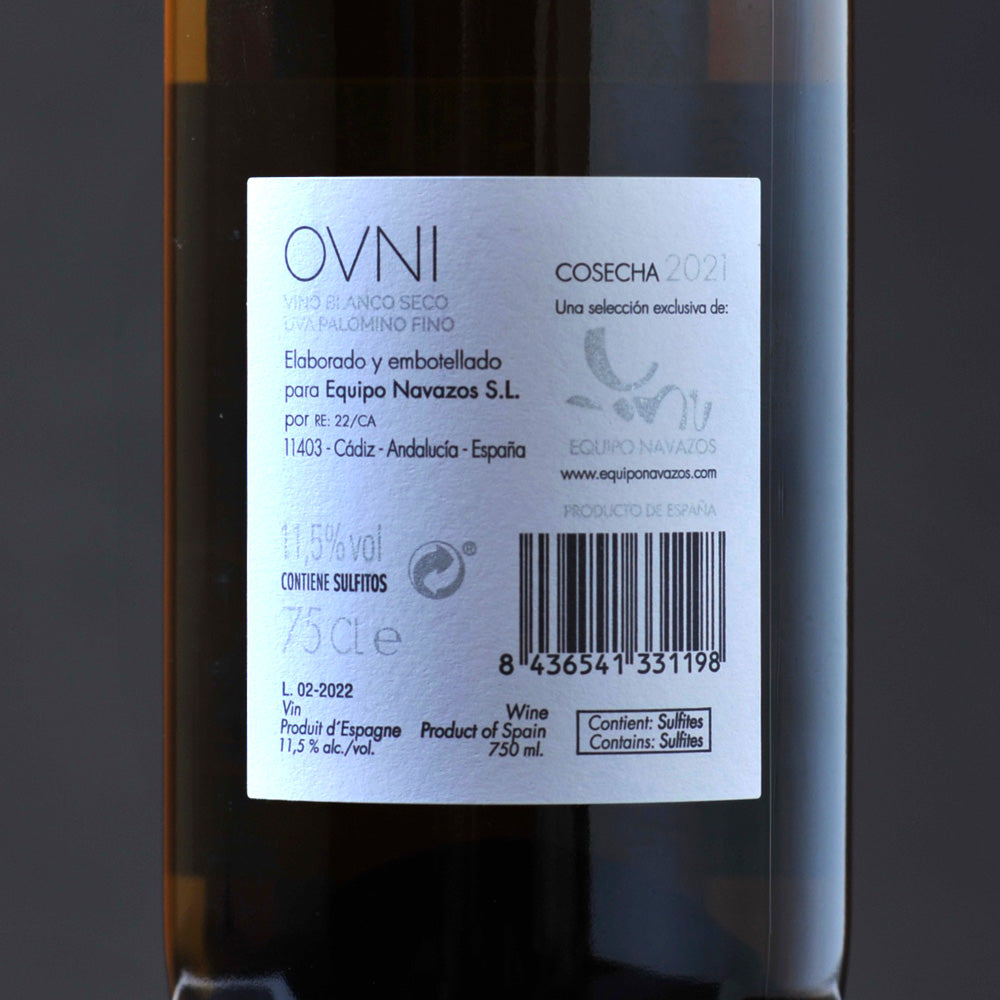 Spanish White Wine OVNI from Equipo Navazos