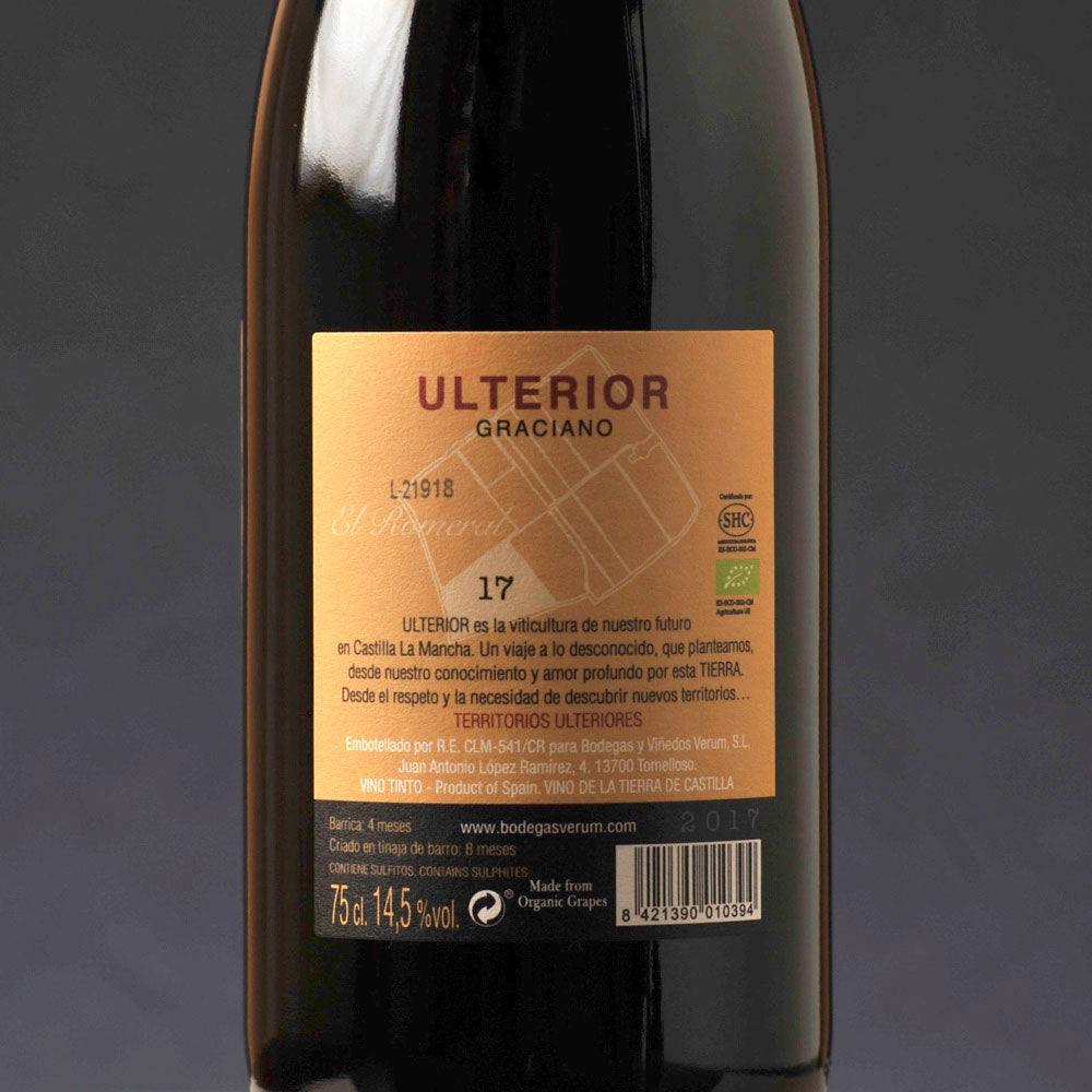 Spanish Red Wine Ulterior Parcela Nº 17 from Bodegas Verum