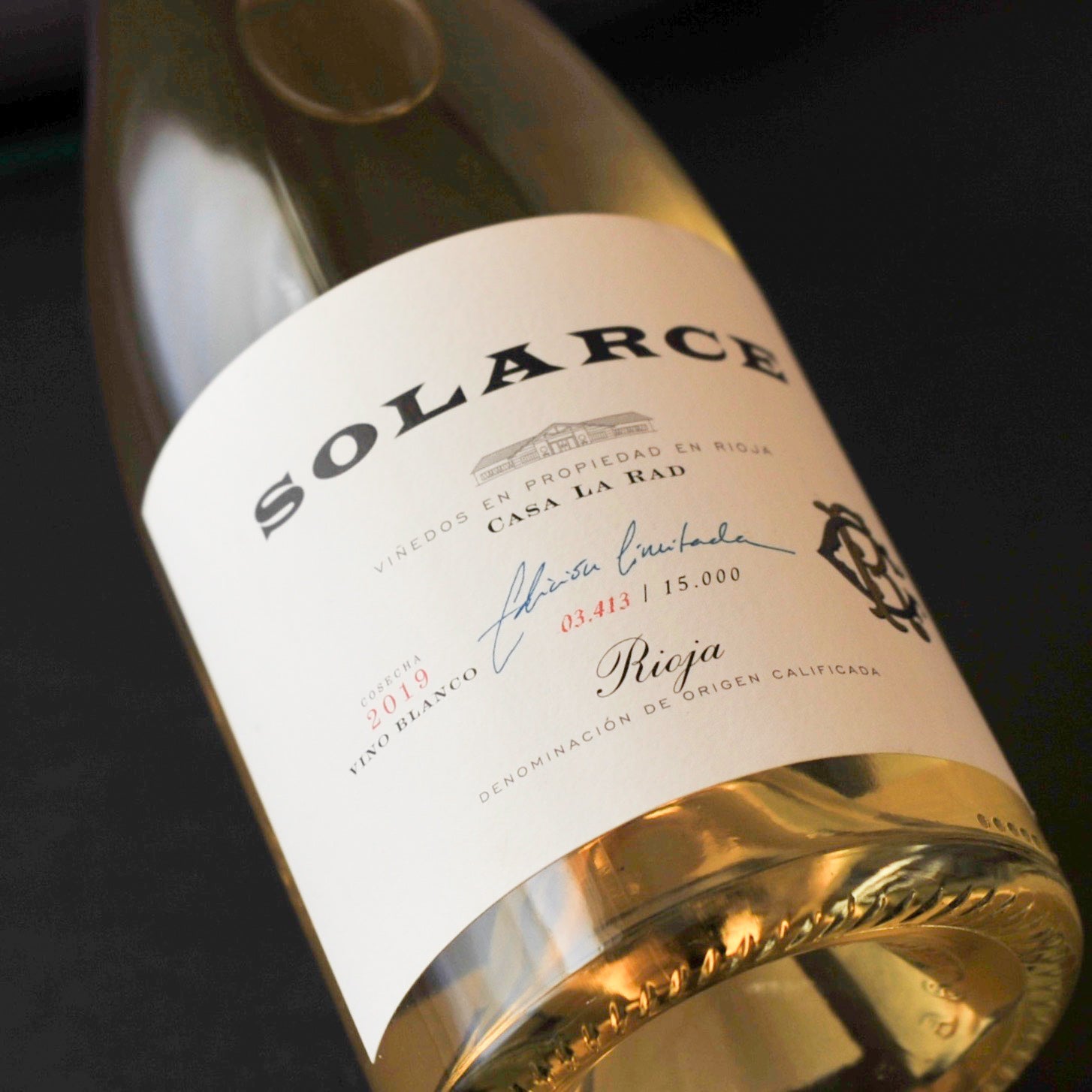 Spanish White Wine Solarce Blanco from Casa La Rad